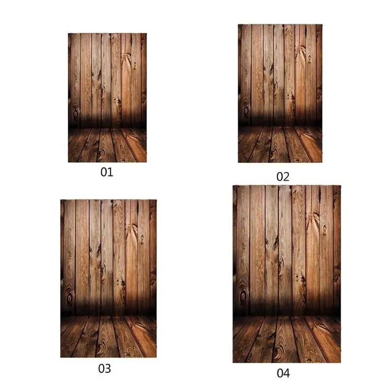 Wood Plank Background Cloth Photographic Studio Backdrops Photography Props