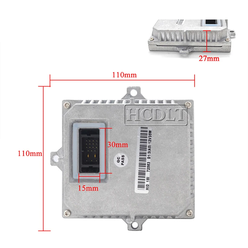 HCDLT 35W OEM HID Xenon D1S D2S Ballast Control Unit Igniter 1307329082 1307329087 1307329089 For 2003-2007 Mercede-s CL55 W215 (1)