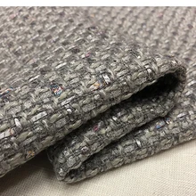 Темно-серая окрашенная тканевая ткань с блестящим пятном цена за 1 метр 59"