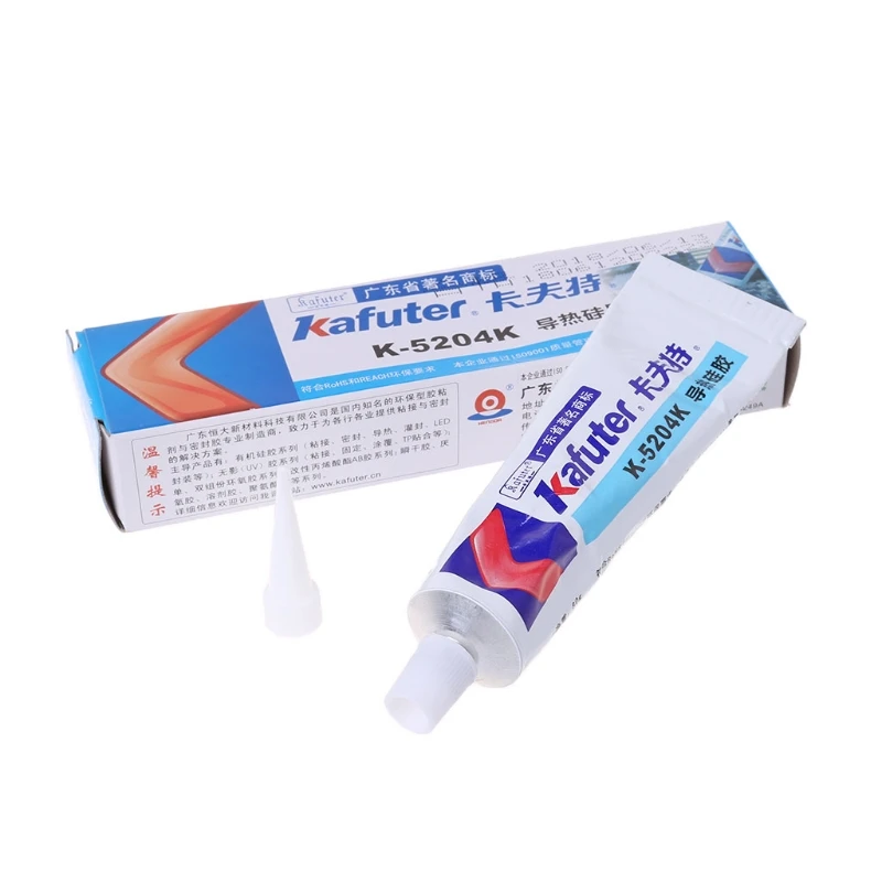 

High quality 80g Kafuter K-5204K High Thermal Conductive Paste Silicone Adhesive Grease Paste Glue for CPU Silion Rubber Gel