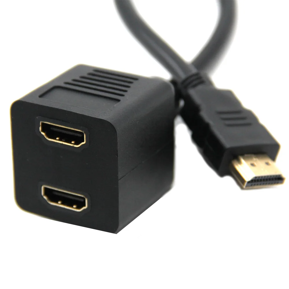 

HDMI TO HDMI 2 port input Male to 1 port output Female Switch Y Splitter Cord Cable Adapter For HD DVD LCD TV