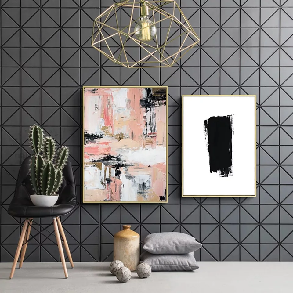 Abstract Decoration Oil Painting Wall Art Canvas Painting Nordic Poster Style Quadro Wall Pictures For Living Room Unframed
