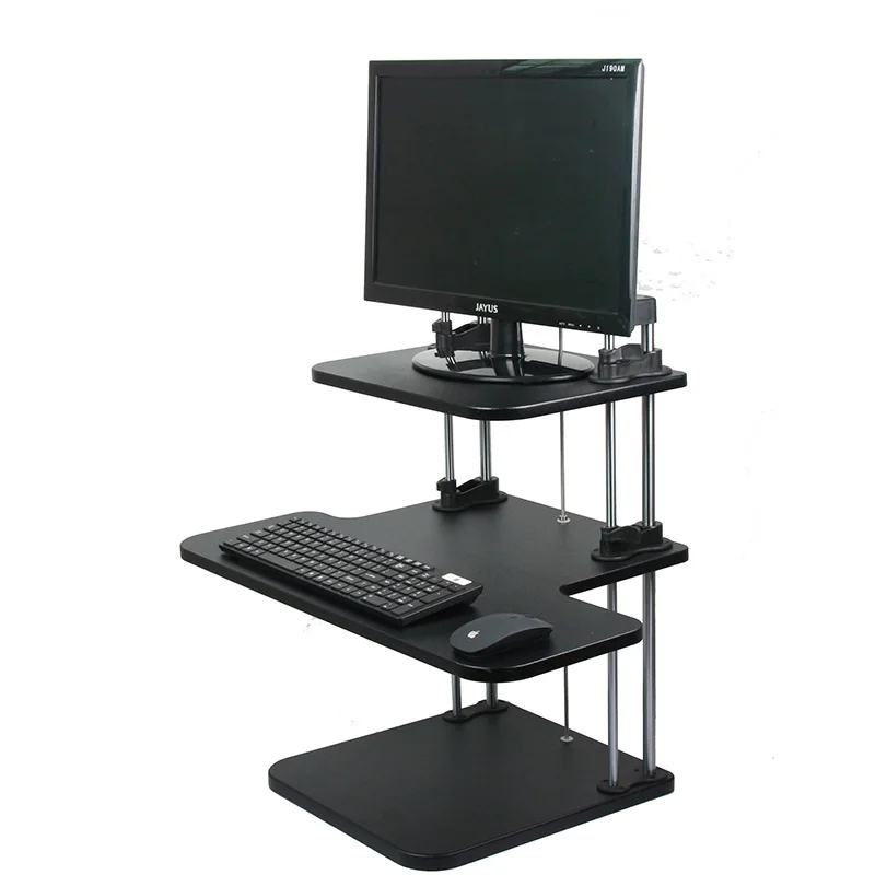 #Special Offers Creative Computer Desk Holder 3 Layer Multi-function Easy Up Height Adjustable Standing Desk Notebook Laptop Table with Tray #Special Offers Creative Computer Desk Holder 3 Layer Multi-function Easy Up Height Adjustable Standing Desk Notebook Laptop Table with Tray