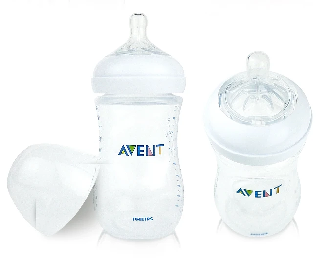 AVENT бутылочки Natural Avent Широкое Горлышко бутылочки для кормления 4oz 125ml+ 9oz 260ml 2 шт./упак