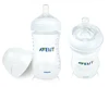 AVENT Natural Bottles Avent Wide Mouth Feeding bottles 4oz 125ml+9oz 260ml 2 Pieces/pack ► Photo 2/4