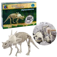 Children Creative Educational Gypsum Plastic Dinosaur Archaeology Excavation Kits Toys Novelty Digging early development toy new