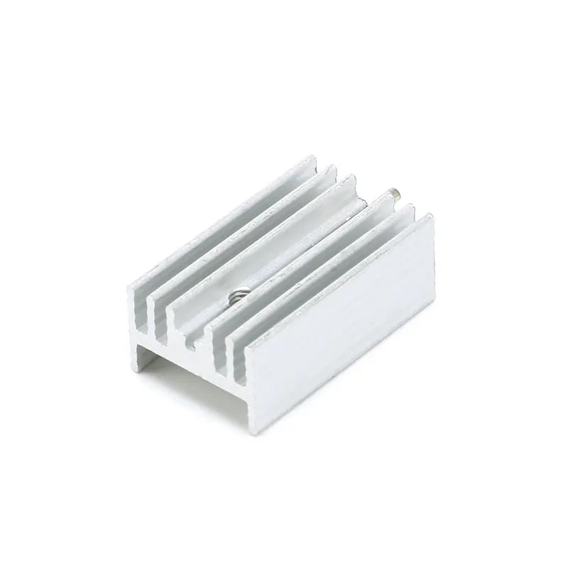 10 pcs 251510mm Heatsink Cooling Fin Cooler Aluminum Heat Sink Radiator for TO3 TO-3 Transistor with pin 25X15X10mm (3)