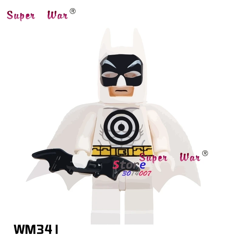 

1PCS model building blocks action superheroes Bullssye Batman Collection Series hobby diy toys for children gift