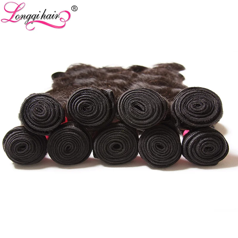 Longqi hair 3 пряди малазийские волнистые волосы Волосы remy пряди человеческих волос для Инструменты для завивки волос 8 10, 12, 14, 16, 18, 20, 22, 24, 26 28 30 дюйм(ов