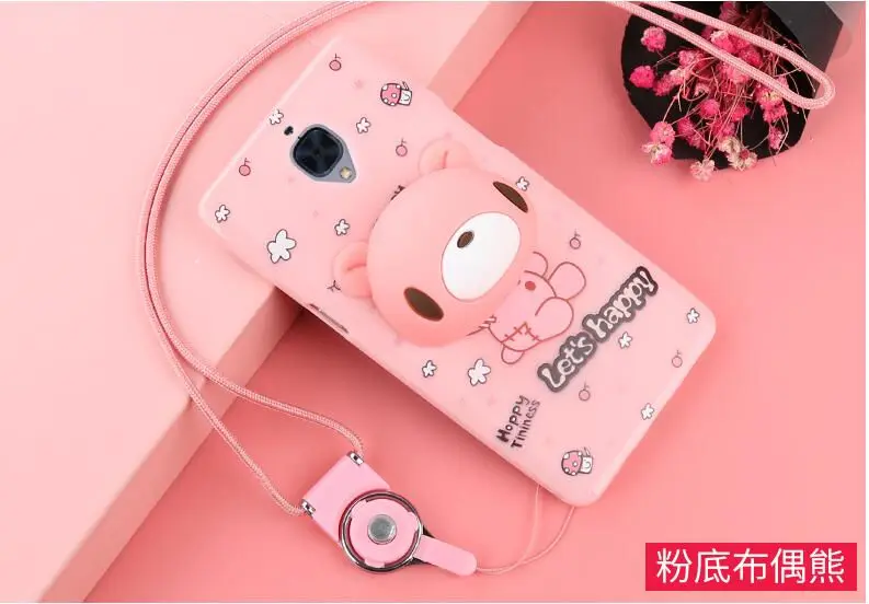 Phone Cases for oneplus 3 3D Cute Cartoon Ice Cream Soft TPU Silicone Back Case Cover