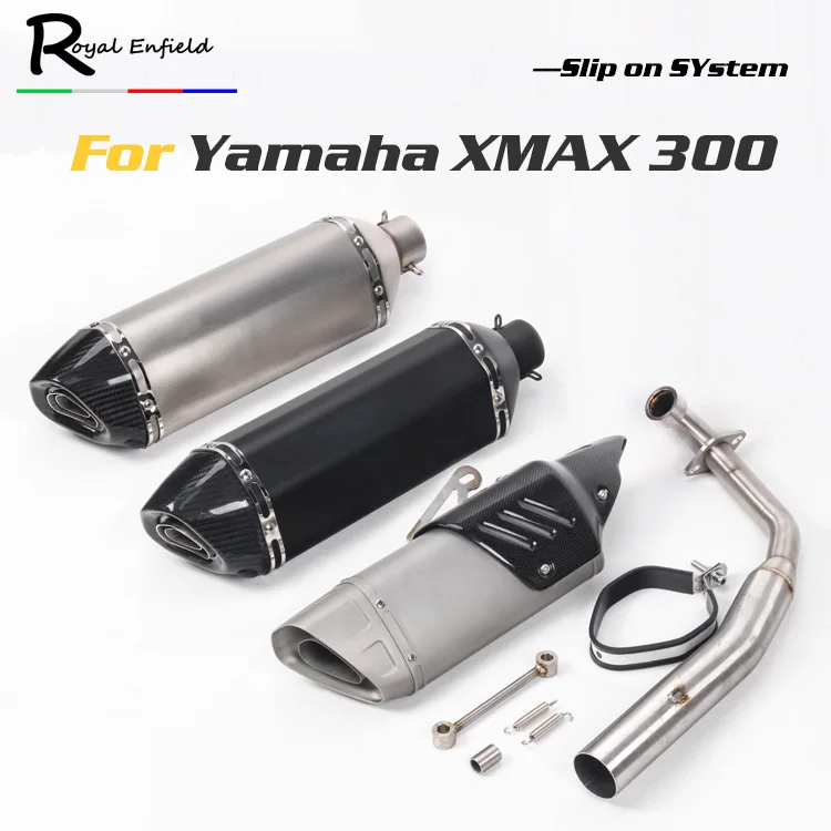 Buy xmax300 Motorcycle Exhaust Pipe Escape Carbon