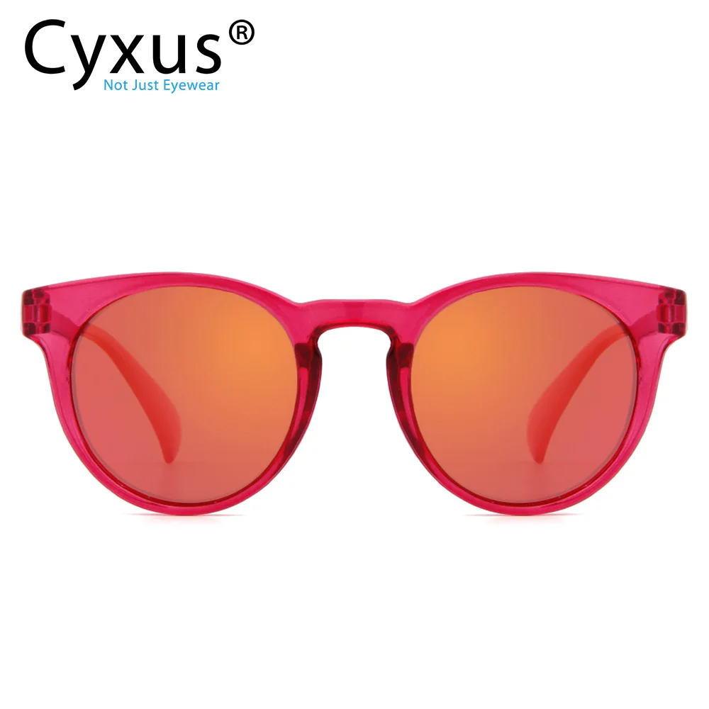 Cyxus поляризованные солнцезащитные очки для детей, для мальчиков и девочек, маленькие очки для лица, для детей 3-12 лет, защита от УФ-лучей, с чехлом, легкие