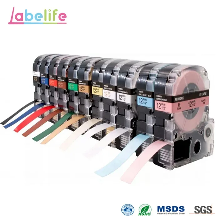 Labelife 1 шт. 12 мм KingJim LA-4LBK совместимый SFR12PK SFR12ZK для Epson/Kingjim принтер этикеток для букета, подарка, свадьбы