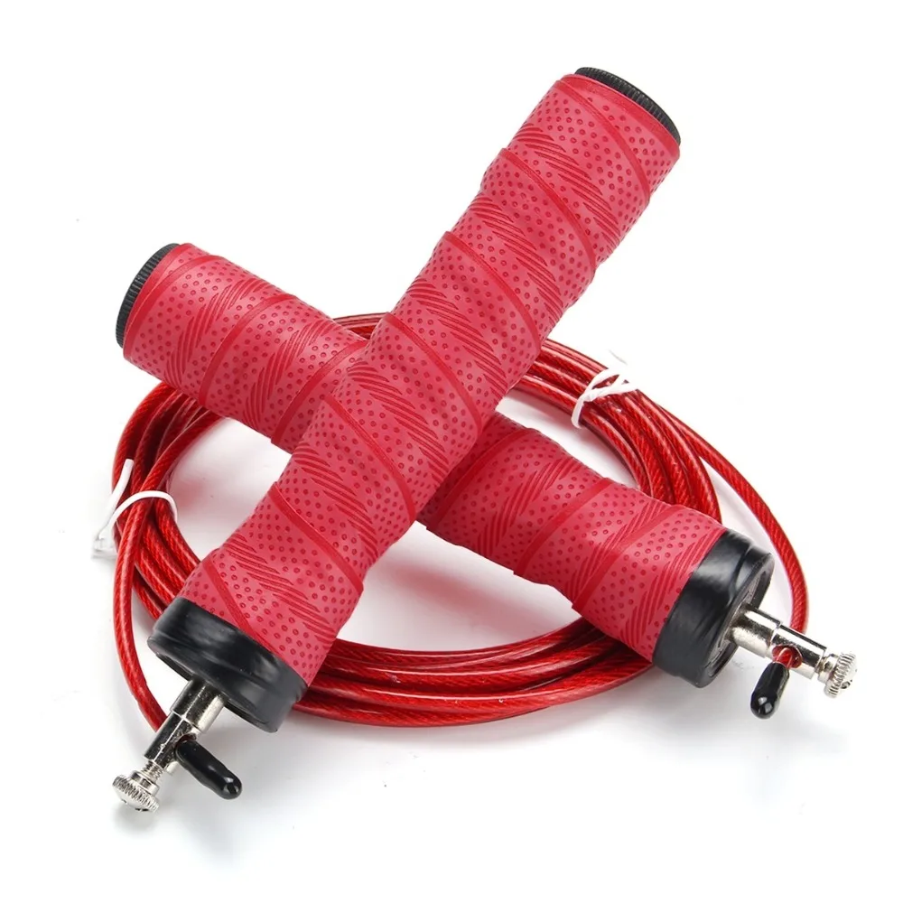 

6 Colors 3 Meters Adjustable Steel Wire Skipping Jump Rope Cross Fit Exercise Speed Jumping Boxing Training Fitnesss
