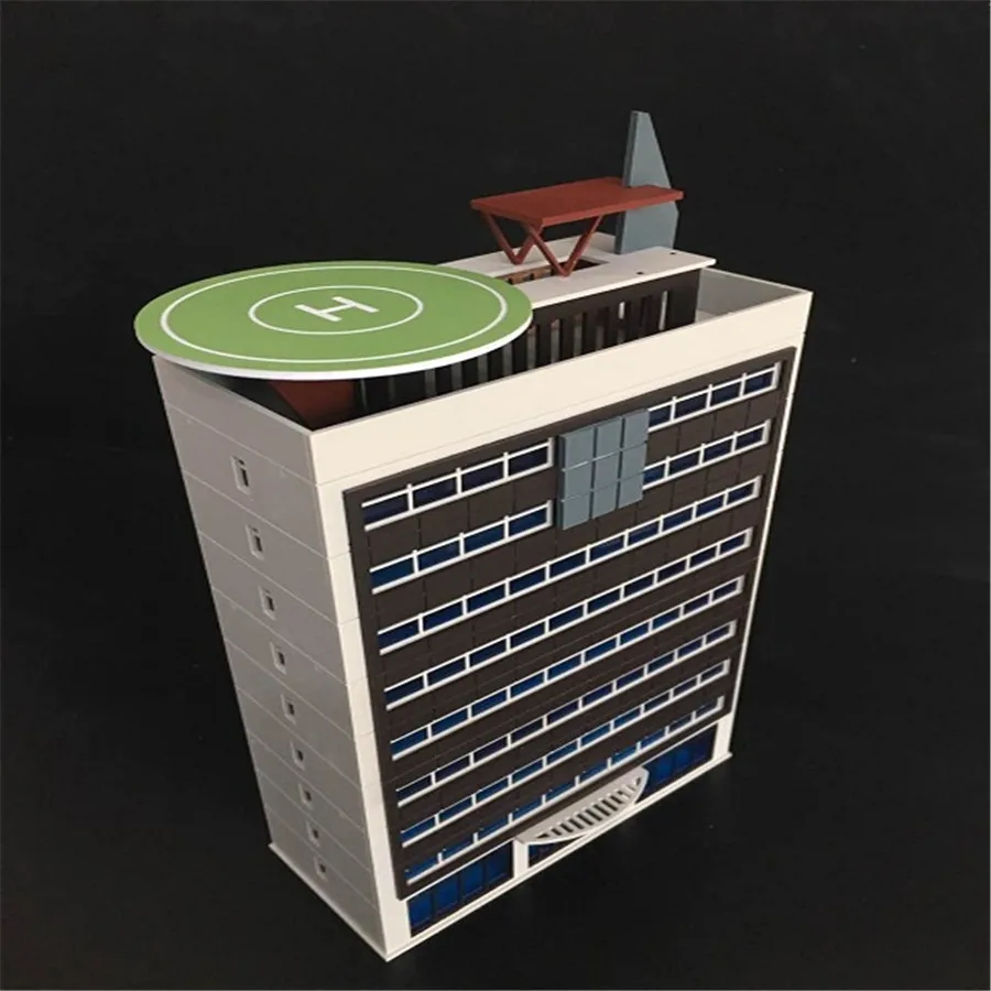 n scale train layout model n scale police building03