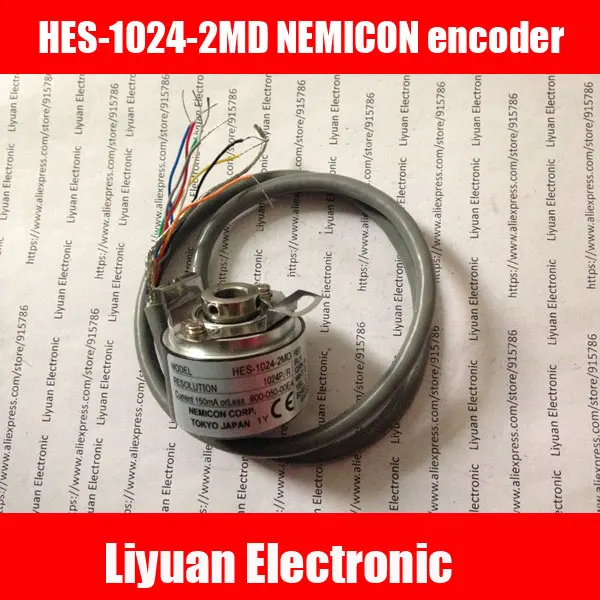 

New NEMICON CORP HES-25-2MD 2500P/R rotary encoder / 2500 pulse encoder