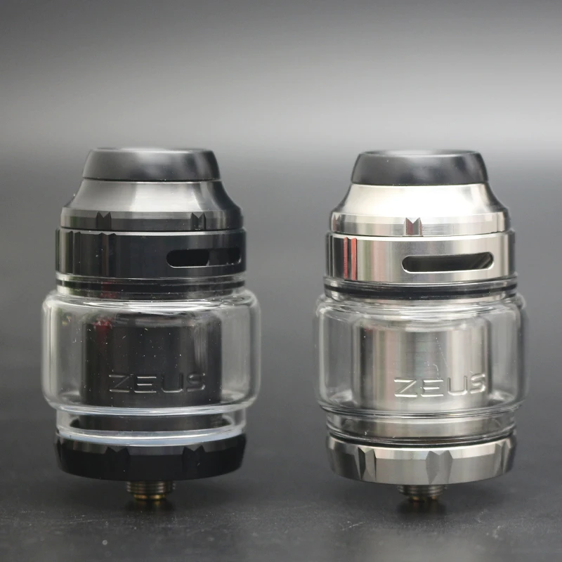Prezzo Di alta qualità Zeus X RTA 4.5ml Capacità Serbatoio Per Singola doppia Bobina di Costruzione E cig Serbatoio con 810 Delrin Punta A Goccia