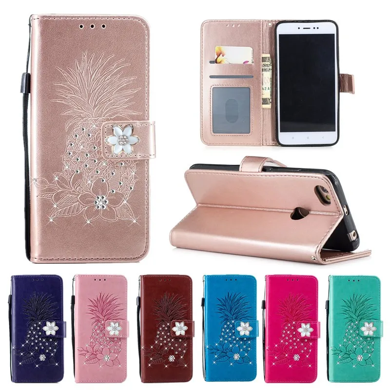Leathr флип-кошелек чехол для xiaomi Redmi 5A блестящий 4X 4a note 4X4 Coque diy Алмазные badk чехлы |