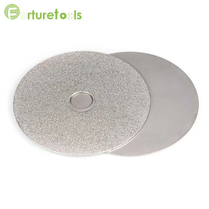 high quality 1pc single side diamond disc for agate glass stone rough grinding and fine polishing diameter 4 and 6 inch MT036