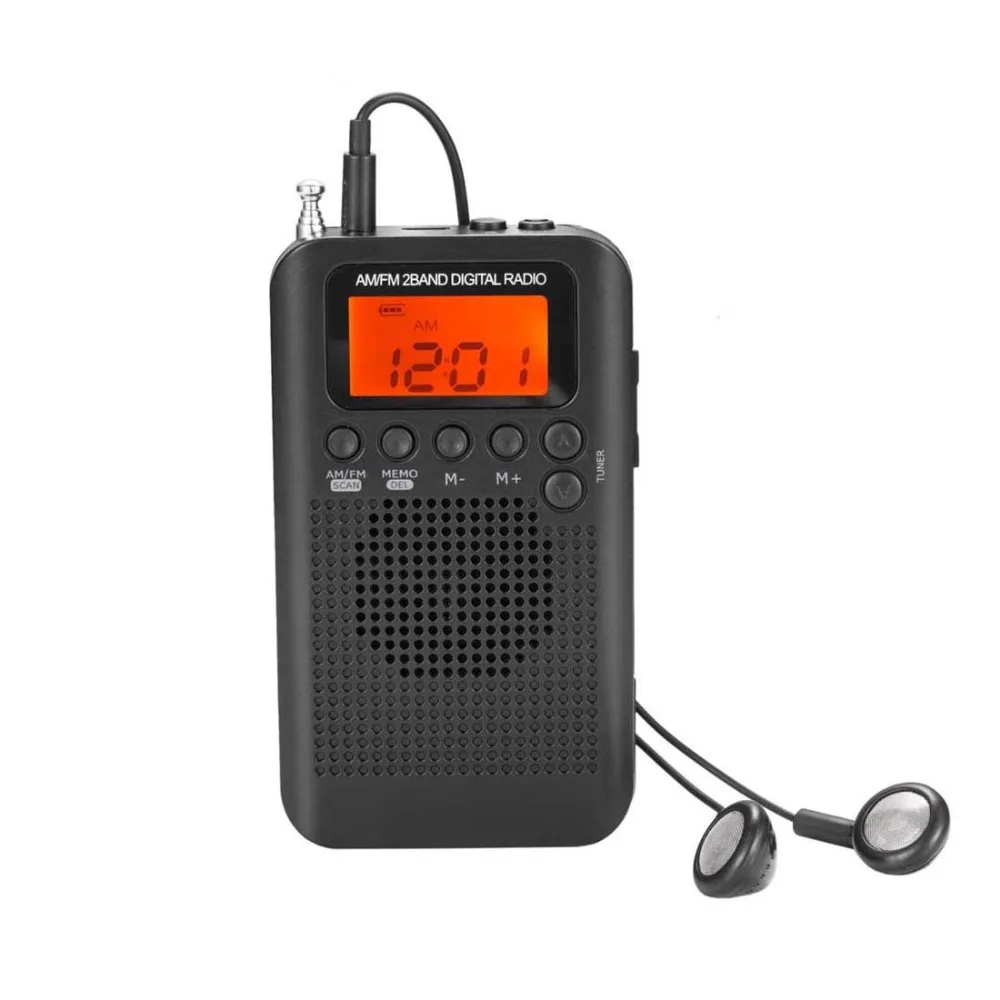 Портативный карманный AM/FM радио цифровой тюнинг транзистор персональный мини