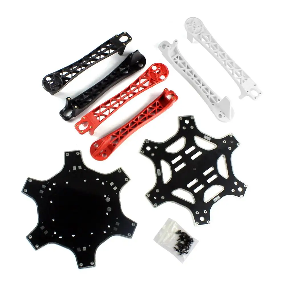 F05114 F550 Hexa-Rotor Air Frame FlameWheel Kit 550 мм для KK MK MWC мультикоптера гексакоптера UFO Heli |