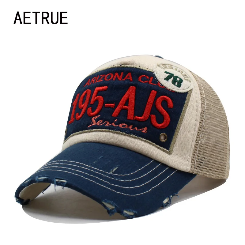 

AETRUE Snapback Men Baseball Cap Women Mesh Casquette Hat For Men Bone Embroidery Fashion Gorras Casual Hip-Hop 5 Panel Sun Cap