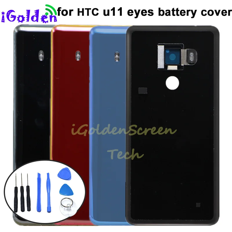 5 99 &quotдля HTC U11 EYEs крышка батареи Задняя стеклянная дверь корпус чехол для с