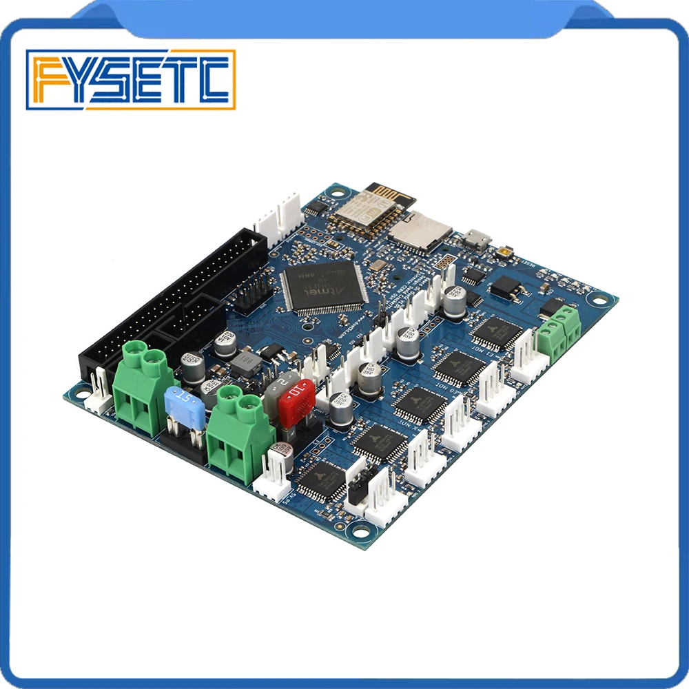 Günstige Duet 2 Wifi V1.04 Upgrades Controller Board Geklont DuetWifi Erweiterte 32bit Motherboard Für BLV MGN Cube 3D Drucker CNC Maschine