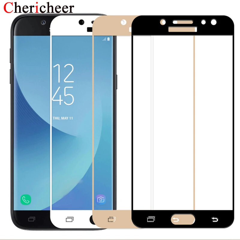 Стекло для Samsung J7 2017 закаленное стекло защиты экрана Galaxy J730 EU | Мобильные телефоны