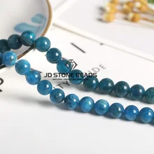 Натуральный Синий Апатит модный ледяной Апатит драгоценный камень ручной работы Украшение Колье аксессуар для изготовления ювелирных изделий полудрагоценный камень