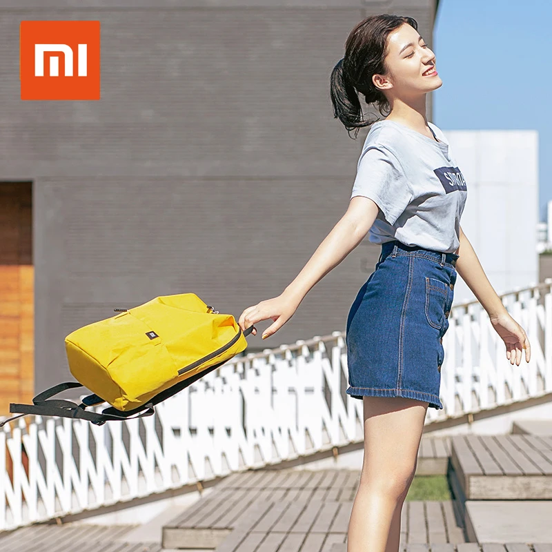 Оригинальный водонепроницаемый рюкзак Xiaomi для ноутбука 10 л цветные повседневные