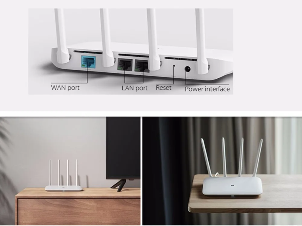 Xiao mi маршрутизатор 4 WiFi ретранслятор 1167 Мбит/с Беспроводной двухдиапазонный 2 4/5