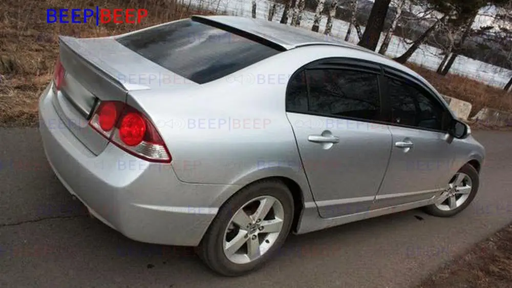 Узкий чехол с навесом для Honda Civic 4D 2006-2011 АБС-пластик стильные аксессуары для стайлинга автомобилей декорации Аэро динамические Гонки Тюнинг