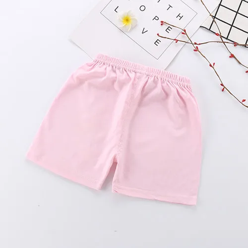 Летние шорты для новорожденных мальчиков; повседневные брюки; Детские шорты; хлопковые спортивные пляжные шорты для мальчиков; Детские шорты кальсоны; одежда - Цвет: Pink