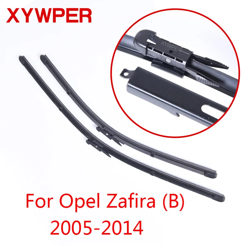 

XYWPER Wiper Blades for Opel Zafira B 2005 2006 2007 2008 2009 2010 2011 2012 2013 2014 Car Accessories Soft Rubber Car Wipers