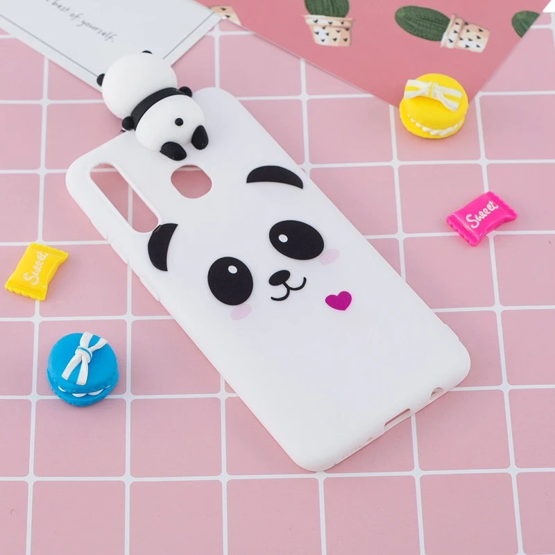 Чехол для Huawei Y6 Y7 Y9 2019 мягкий ТПУ чехол Enjoy 8S 9S 3D мультяшный панда единорог P30 P 30 Pro