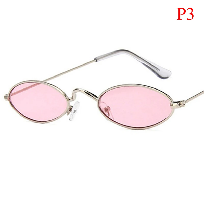 Oval Sunglasses Small Round For Women Fashion Tinted Red Men Glasses Ladies Vintage Eyeglasses Retro Female Male