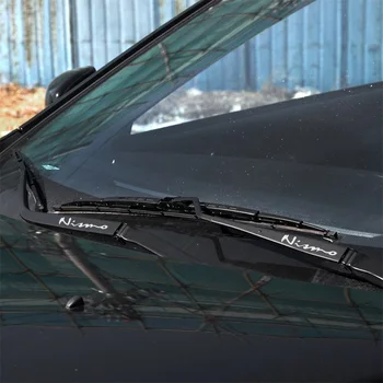 

Customization NISMO Front Rain Wiper Stickers Decal Car Styling For Nissan qashqai juke almera x-trail tiida car accessories