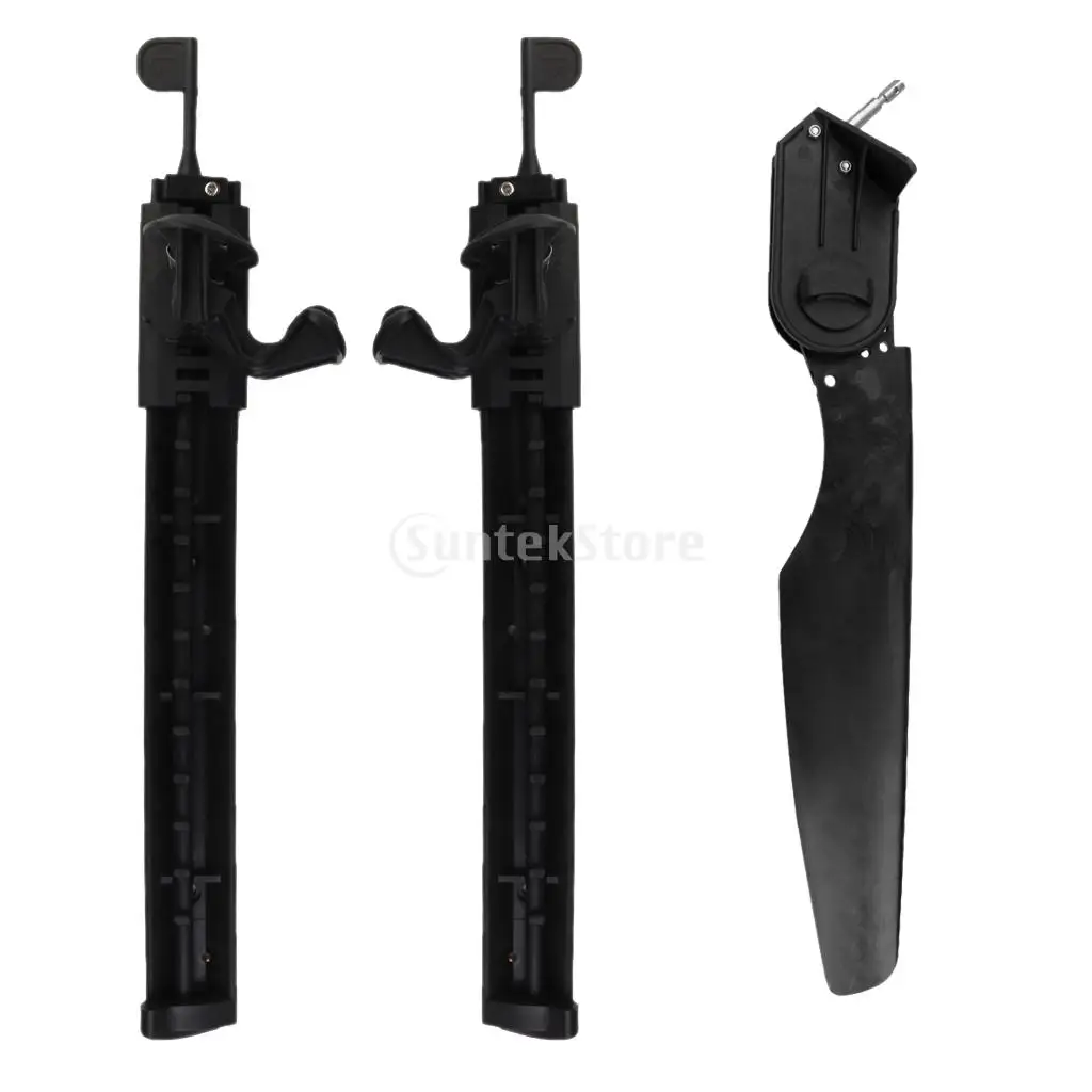 

Kayak Direction Control Set 1 Pair Kayak Foot Braces Pedals & Kayak Rudder