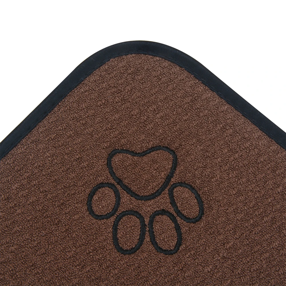 Title 8, Sinland Home Microfiber Pet Dog Food Bowl Mat C...