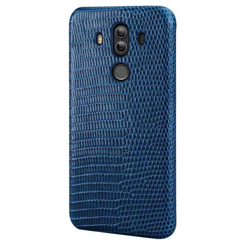 Чехол из натуральной кожи для huawei mate 10 Pro, чехол на заднюю панель, Роскошный чехол для телефона с рисунком ящерицы, чехол для huawei mate 10 10Pro mate 10, чехол - Цвет: 2