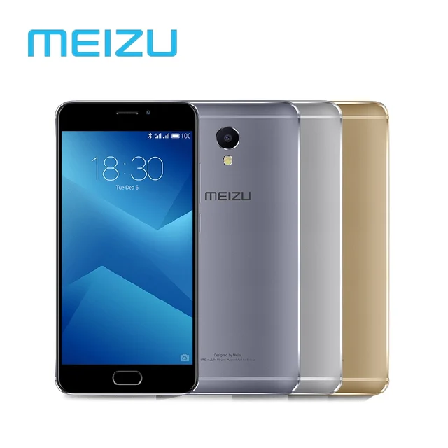 Оригинальный Meizu M5 Примечание 3 ГБ 32 ГБ Мобильный Телефон Android Helio P10 Octa Ядро 5.5 "13MP Отпечатков Пальцев 4000 мАч сотовой M621Q