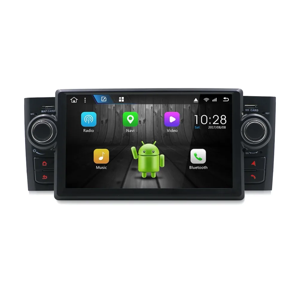 Perfect 7" 1 Din 8 Core Android 8.1 For Fiat Linea 2006- Car Radio 2+32GB Car Multimedia Player Car Stereo Audio GPS BT ATV RDS Touch 0