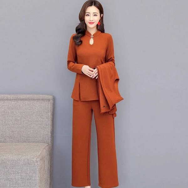 womens christmas pant suit