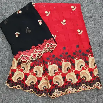 

French Net Lace Fabric 2019 High Quality African Voile Lace Cotton Fraric With Stones Swiss Voile Lace In Switzerland