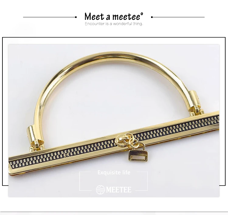 High Quality Metal Bag Handle Buckles Women Handbag Lock Decoration Haha 01