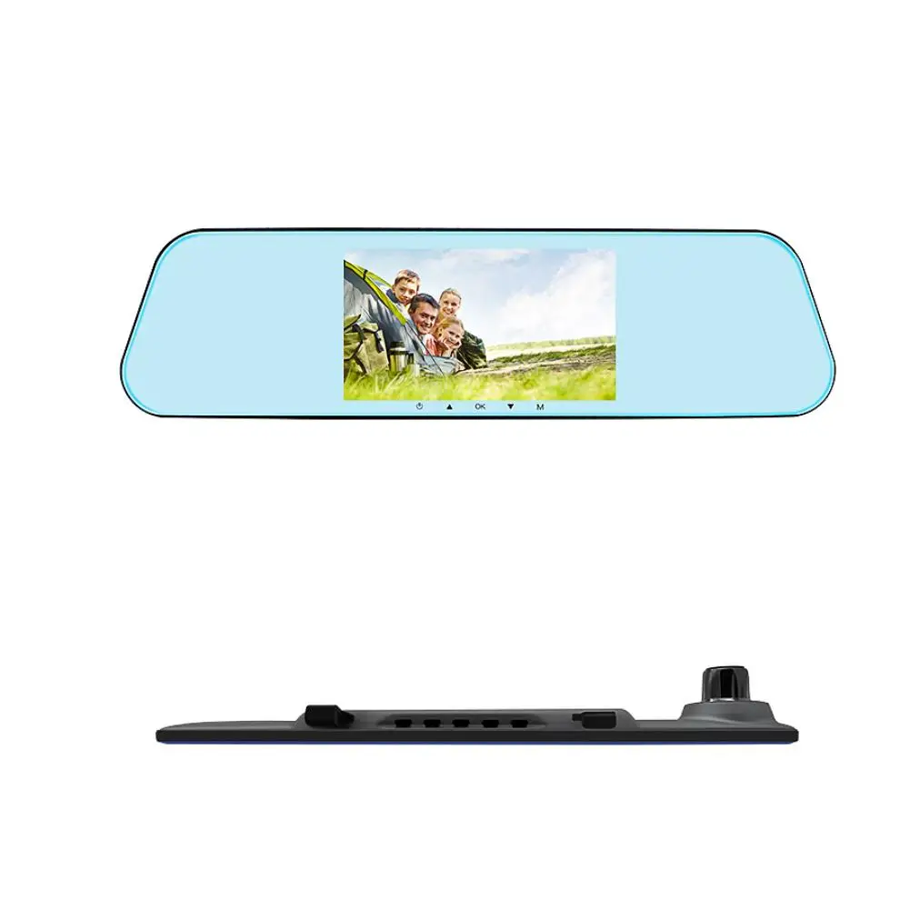 

Dual Dash Cam Rearview Mirror Backup Camera Touch Screen Car Park Recorder Car Recorder