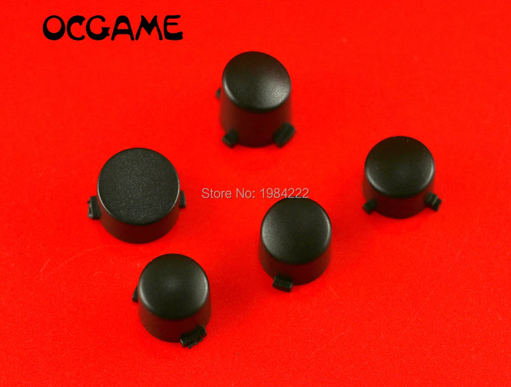OCGAME 30 компл./лот контроллер Запчасти для переоборудования черный пластик ABXY +