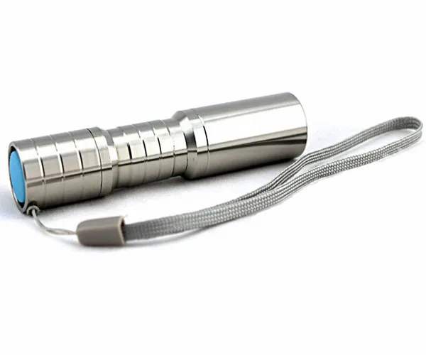 Фонарик светодиодный 5 режимов из нержавеющей стали CREE Q5 (1x1450 0/1xAA)