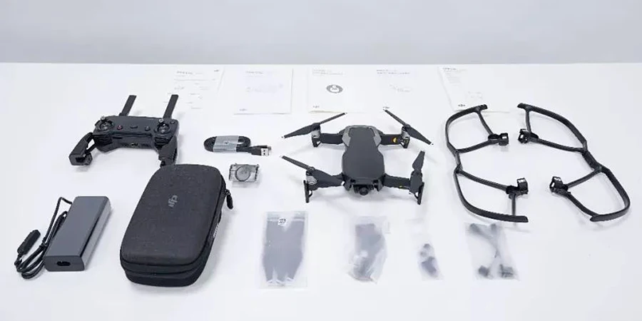 DJI Mavic Air Ультрапортативный Дрон 3-осевой шарнир и 4K камера до 21 минуты время полета черный белый красный 3 Цвета